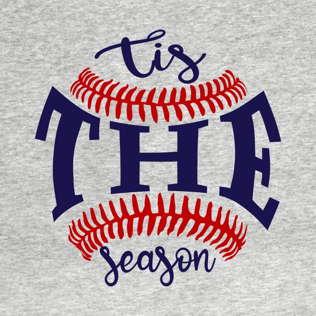 Funny Vintage Tis the Season Baseball Is My Favorite Season by Giftyshoop